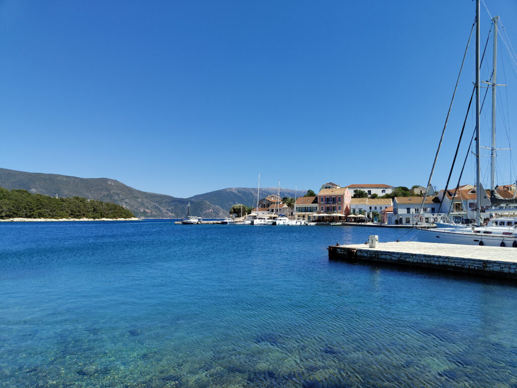 Town Quay in Fiskardo